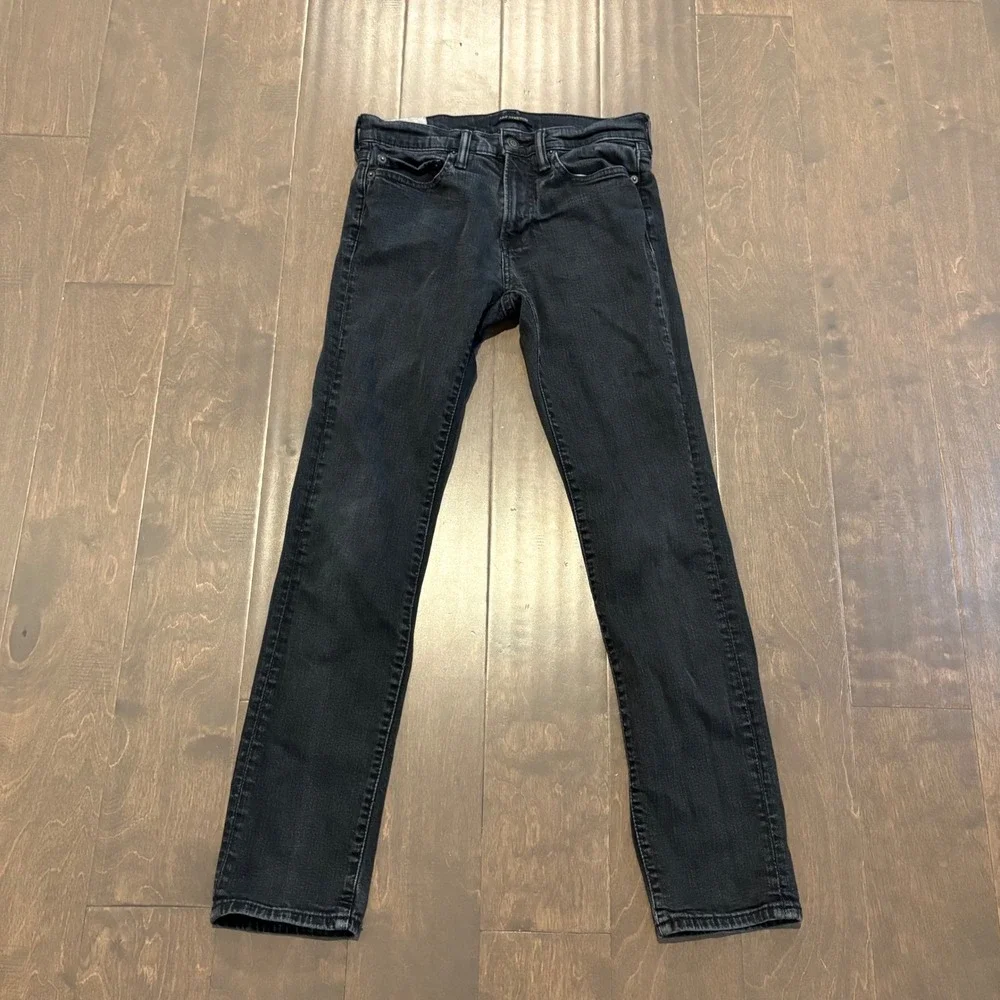 Abercrombie‎ & Fitch Black Skinny Jeans Men 28x28 (Tag 28x30) Stretch Slim A&F